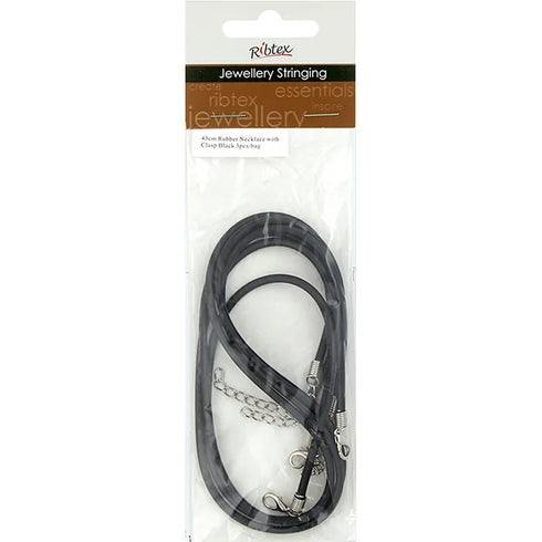Rubber Necklace with Clasp